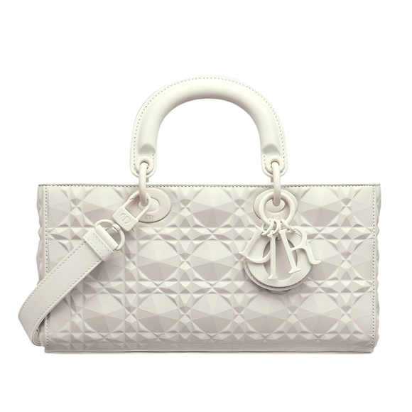 Dior Medium Lady D-Joy Bag Ultra Matte Latte Cannage Calfskin Limited Edition - Picture 1 of 14
